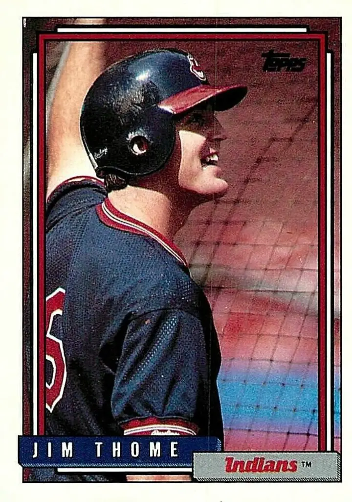 Jim Thome Rookie Topps Baseball Cards #768