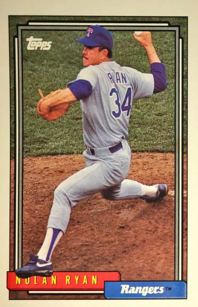 Nolan Ryan 1992 Topps Baseball Card #1