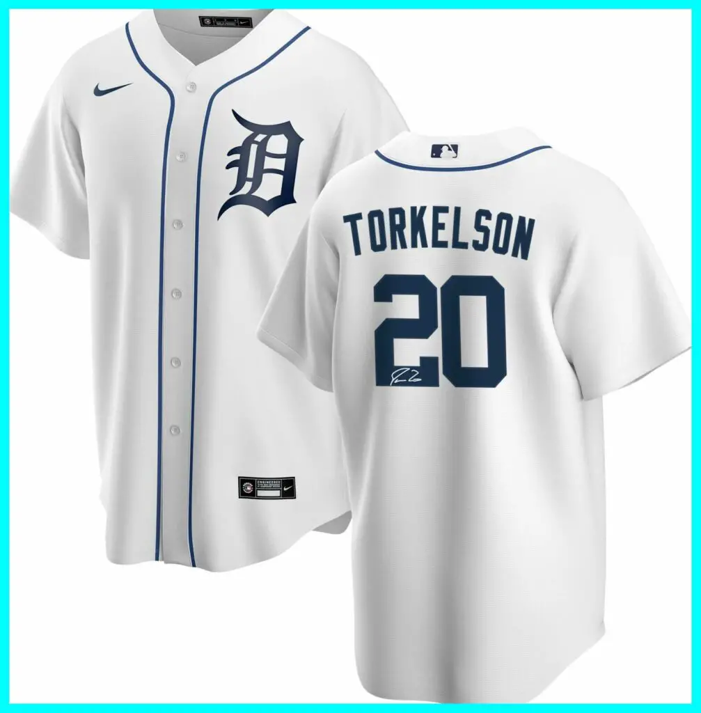 Spencer torkelson 2021 signed replica jersey