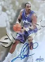 1998-1999 SkyBox Premium Karl Malone Autographics Blue Ink NNO