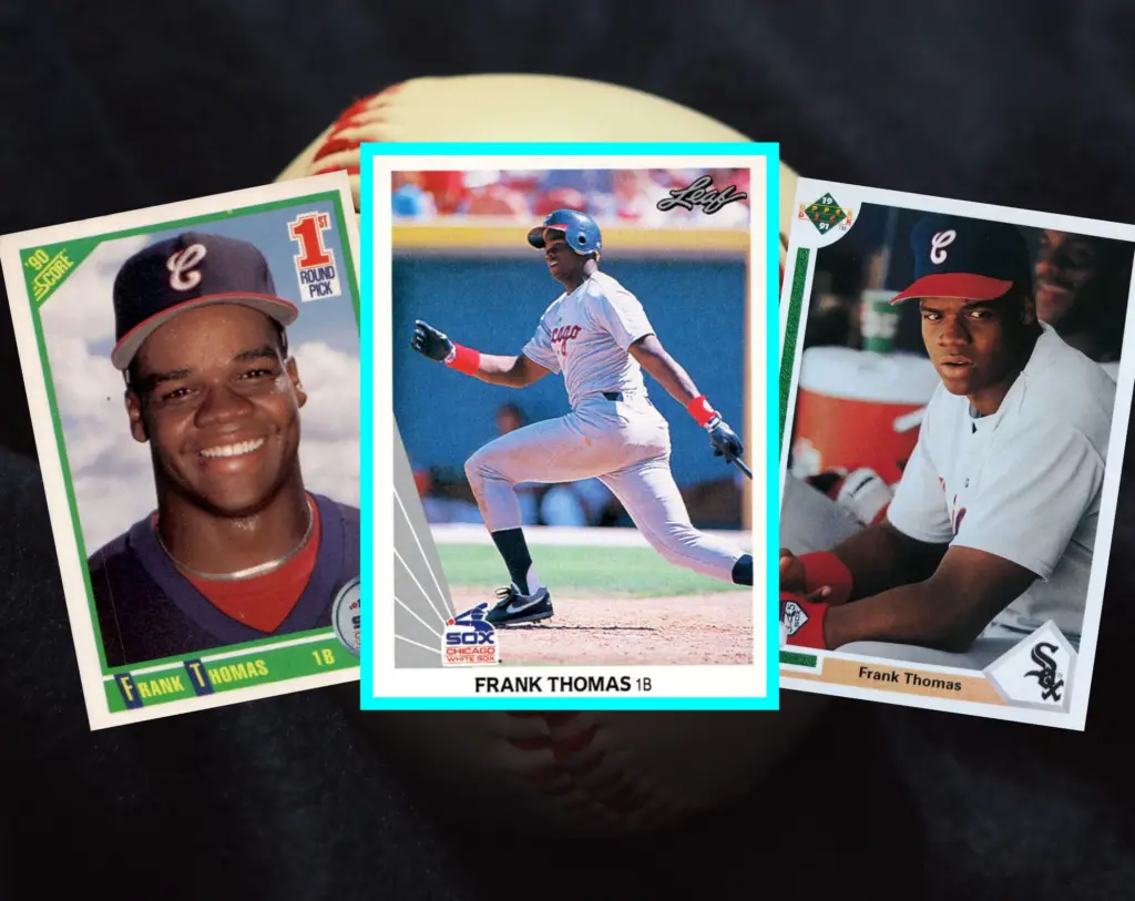 Frank Thomas Baseball Rookie card collage