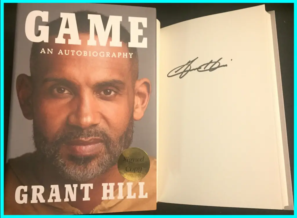 Signed Grant Hill Game autobiography