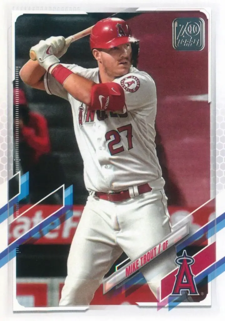 2021 Mike Trout Topps Card #27