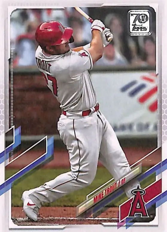 2021 Topps Heritage Mike Trout SP Image Variation #27