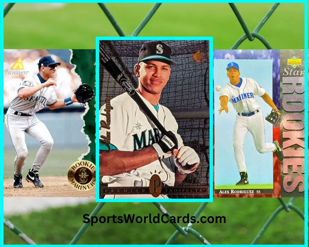 Alex Rodriguez baseball Cards Collage