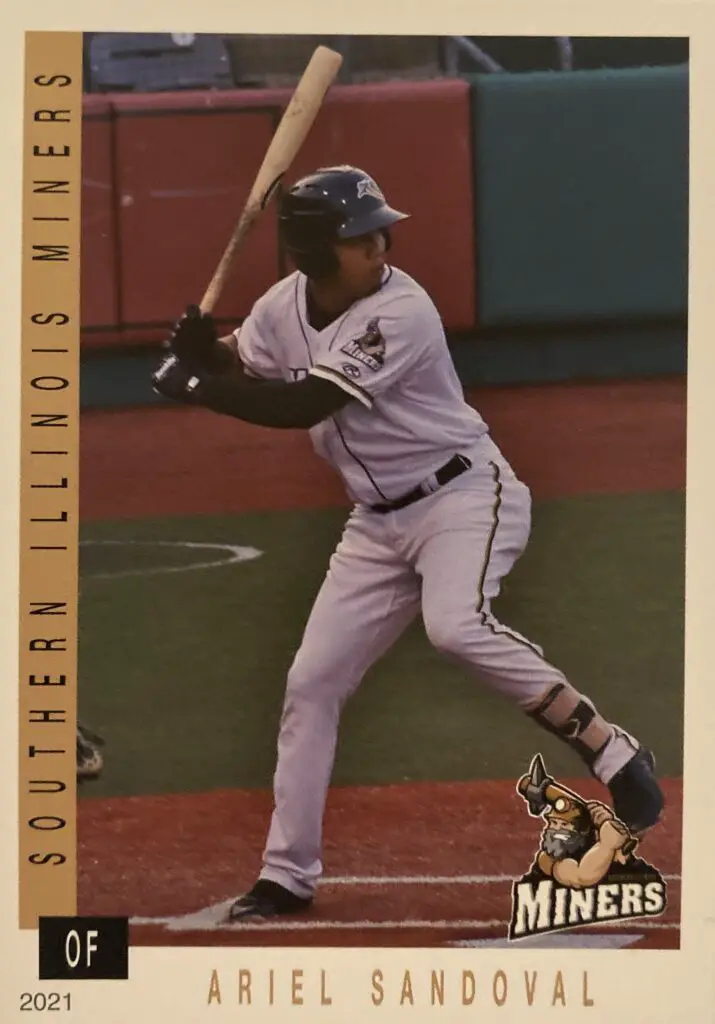 Ariel Sandoval Baseball Cards Miners 2021
