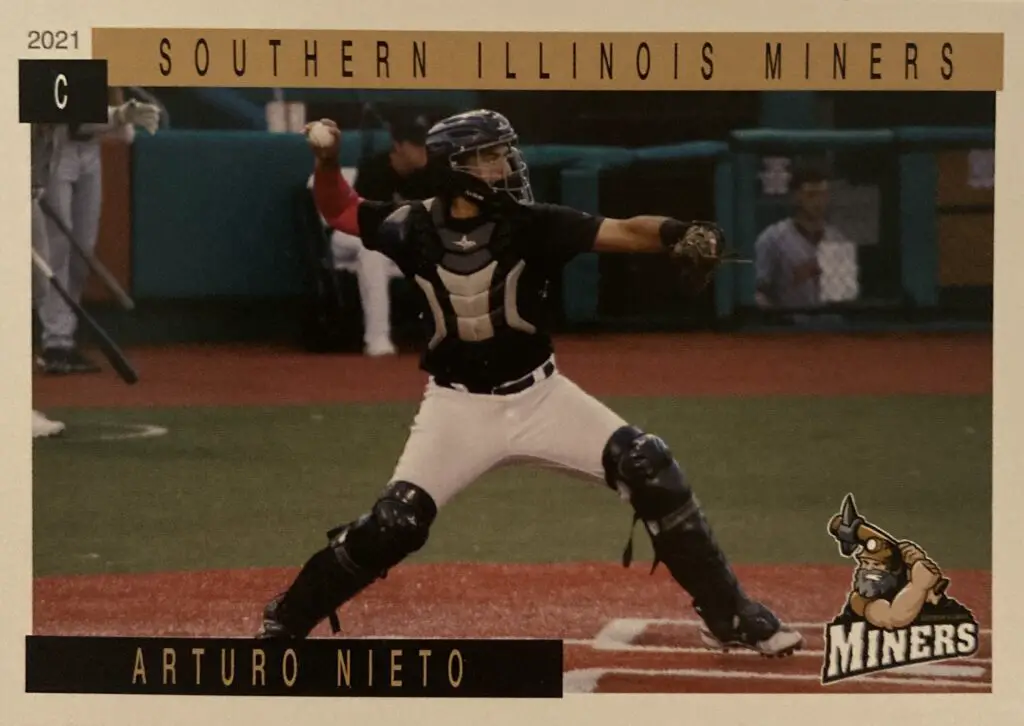 Arturo Nieto Southern Illinois Miners baseball Cards 2021