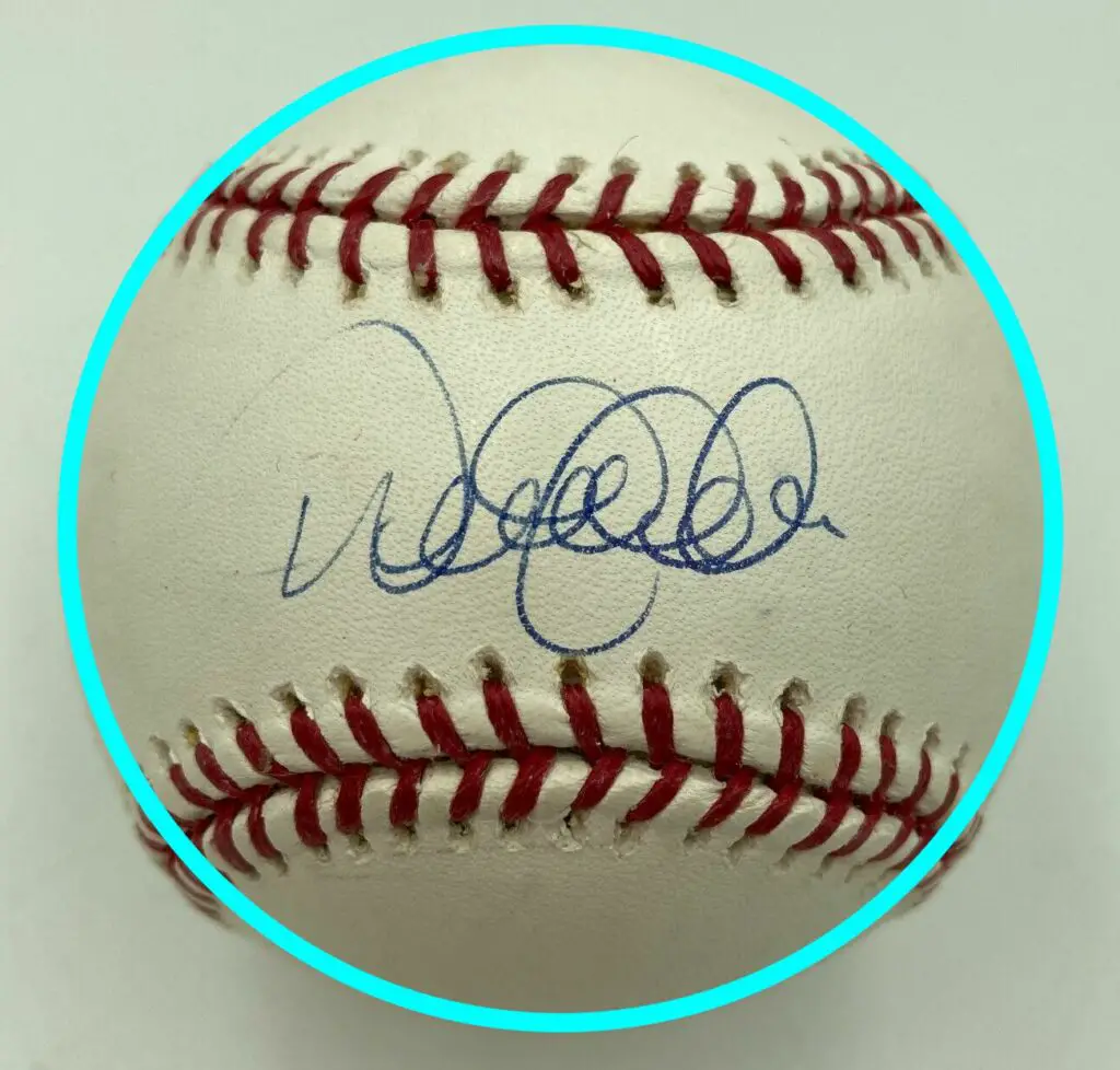Derek Jeter and Alex Rodriguez signed baseball
