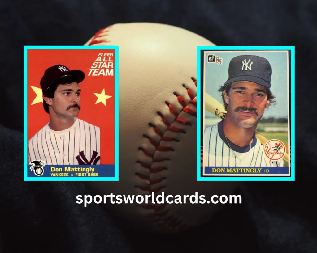 Don Mattingly Baseball Cards Collage