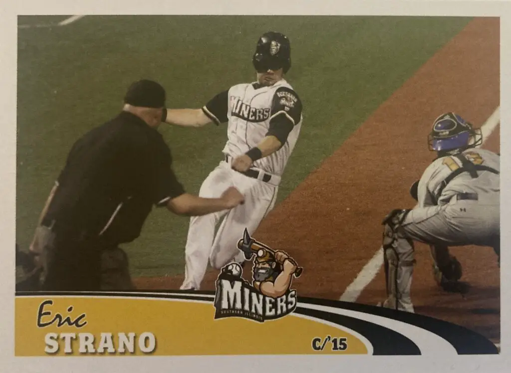 Eric Strano Baseball Card 2015