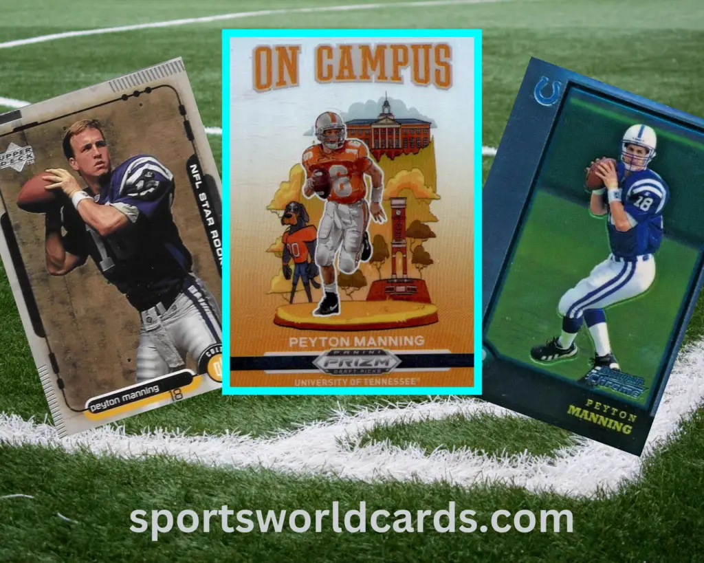 Best Peyton Manning Cards under $500 collage