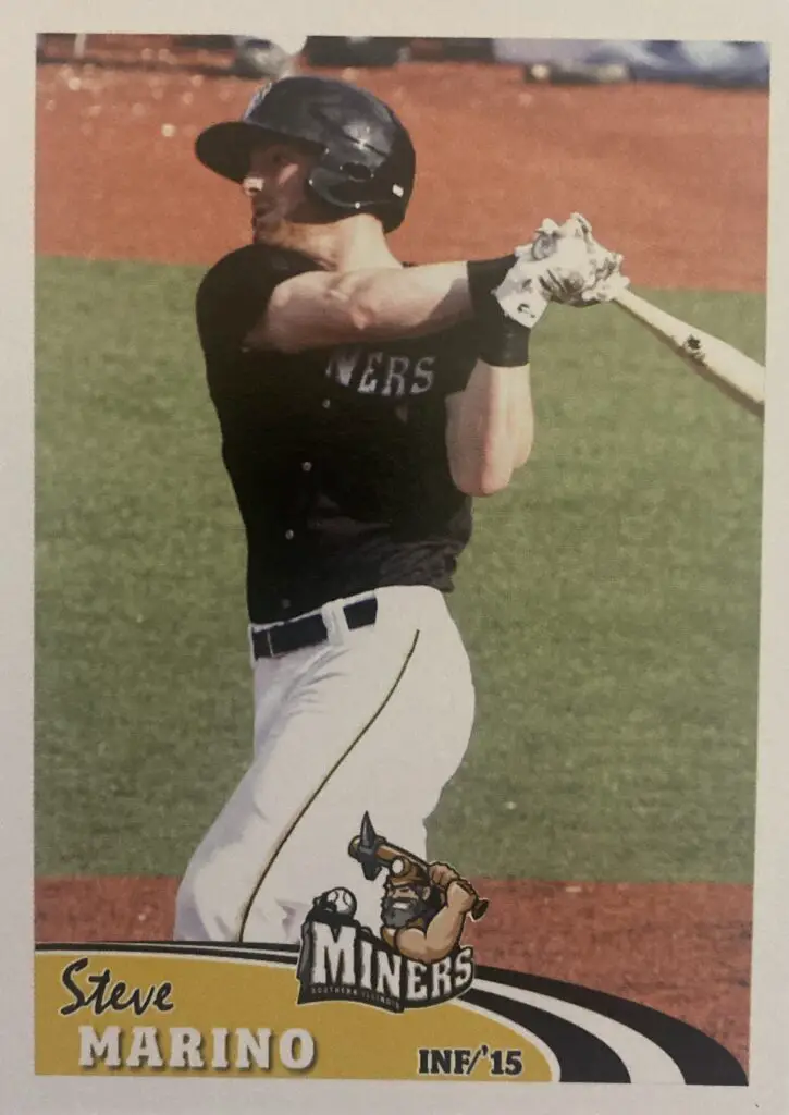 Steve Marino baseball card 2015