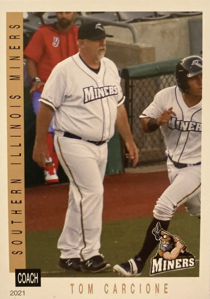 Tom Carcione Baseball card 2021