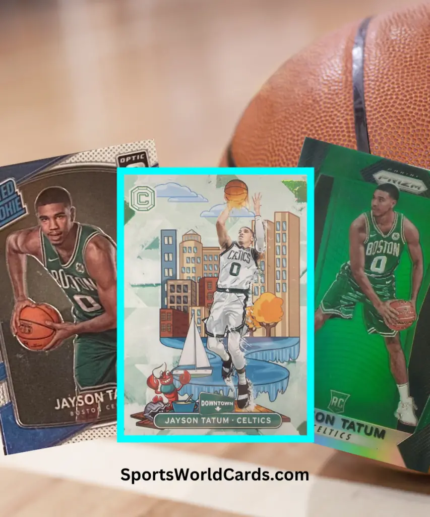 Best Jayson Tatum basketball cards collage