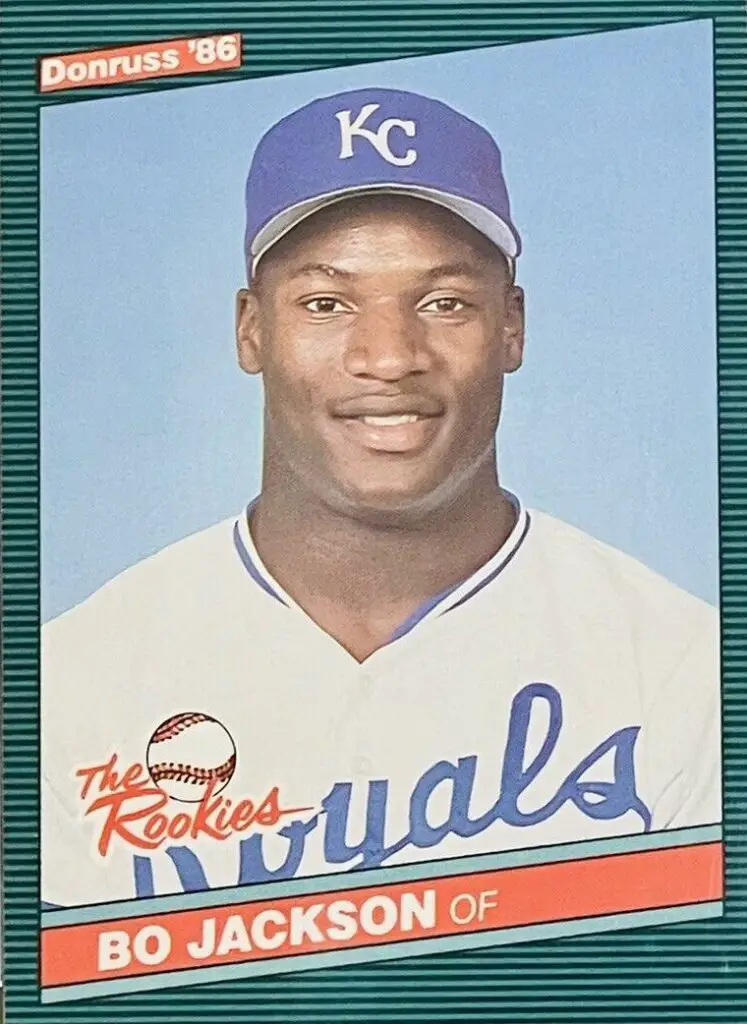 1986 Donruss Bo Jackson The Rookies (Baseball) Card #38