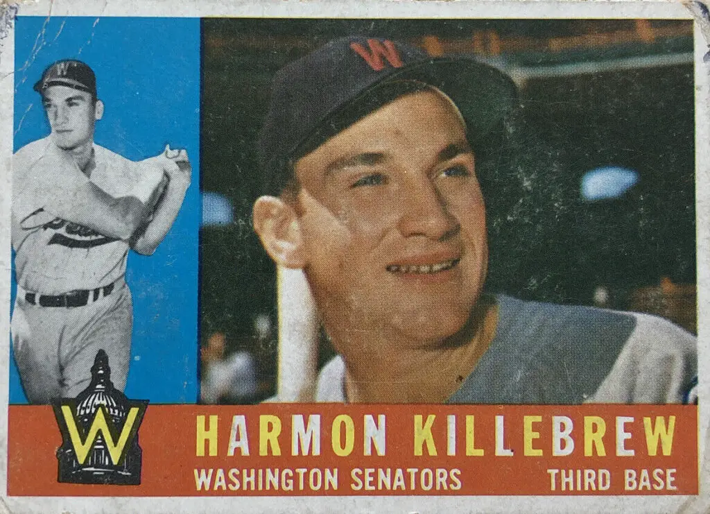 1960's Topps Harmon Killebrew baseball Cards #210